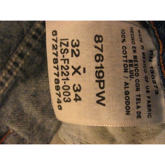 Rustler Womens CUTOFF JEANS SHORTS 32 x 34 Blue Daisy Dukes Cowgirl - Picture 7 of 9